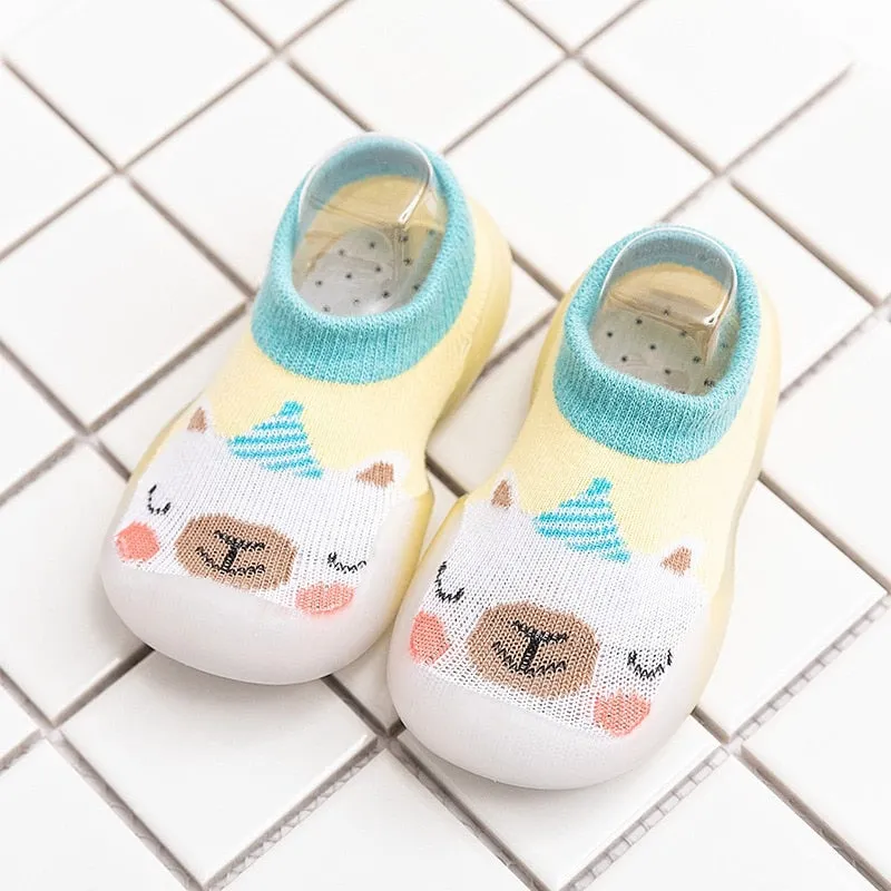 Anti-Slip, Stretchable , Soft and Comfortable Shoe with Cartoon Design for Children