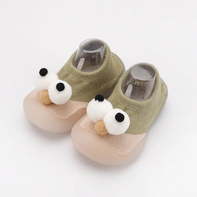 Anti-Slip, Stretchable , Soft and Comfortable Shoe with Cartoon Design for Children