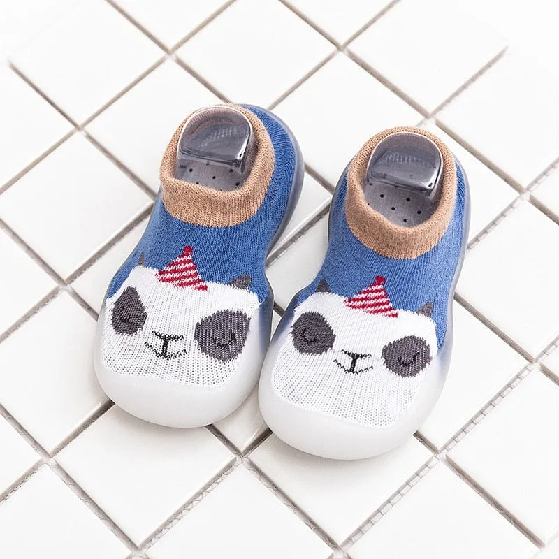 Anti-Slip, Stretchable , Soft and Comfortable Shoe with Cartoon Design for Children