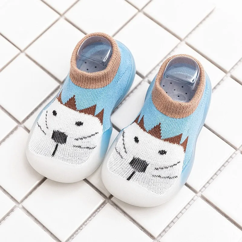 Anti-Slip, Stretchable , Soft and Comfortable Shoe with Cartoon Design for Children