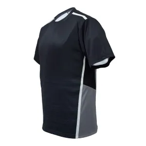 Bocini Sublimated Panel T-Shirt Black/Grey