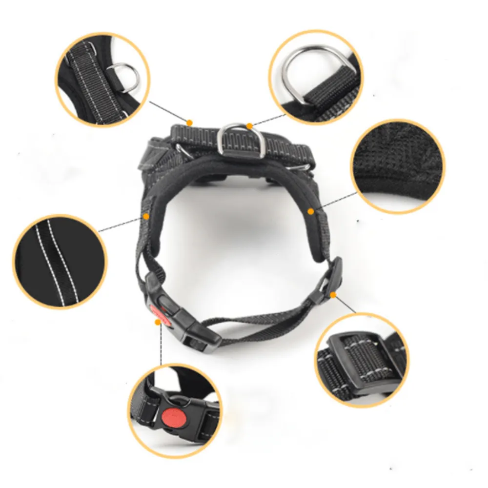 FURwear™ Padded Nylon No Pull Dog Harness | Adjustable, Reflective & Breathable