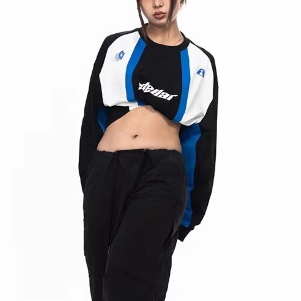 Heavy Breathable Contrast Sweatshirt
