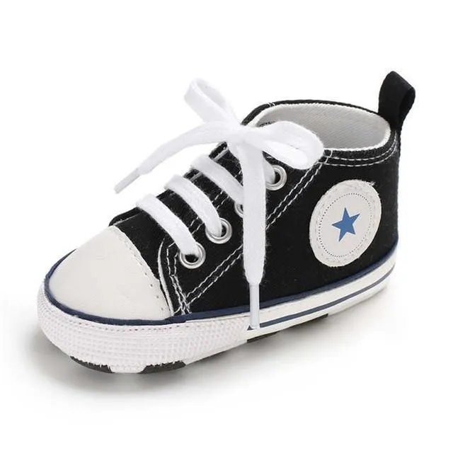 Lace Up Star Baby Shoes