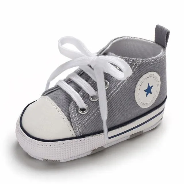 Lace Up Star Baby Shoes
