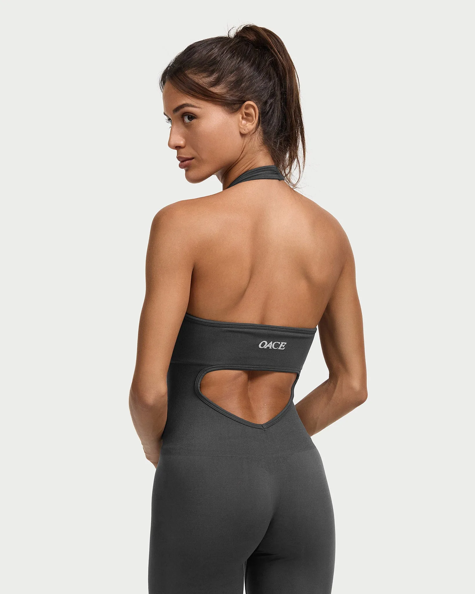 Toned Neckholder Onesie (long)