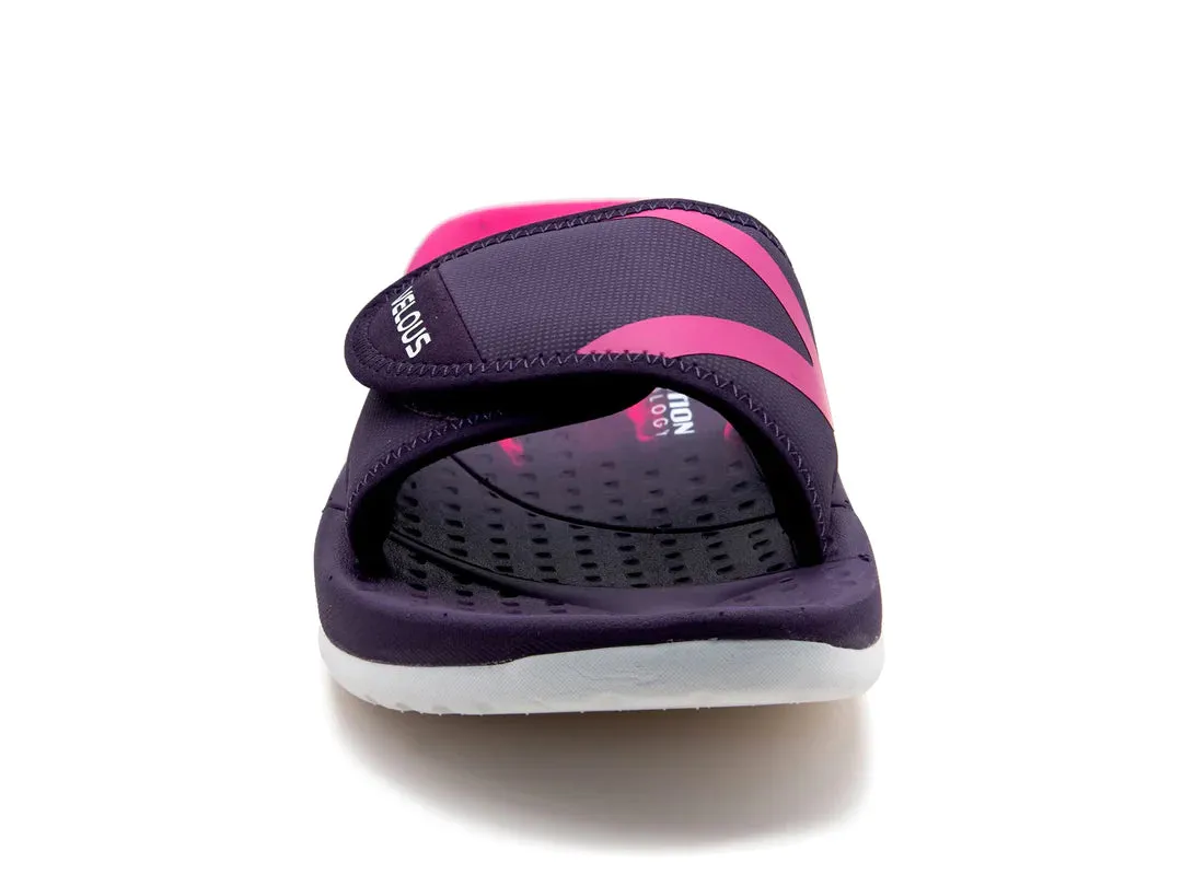 VELOUS Unisex's Hoya Slide - Pink/Purple/White